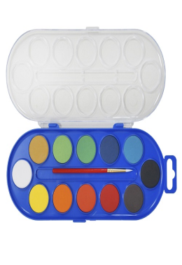 Estojo Aquarela Pastilha c/12 14471 Koh-I-Noor
